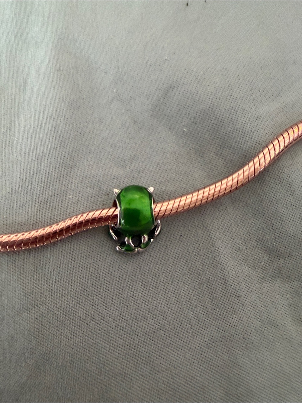 Silver & Green One-Eyed Monster Disney Charm - Picture 4 of 4